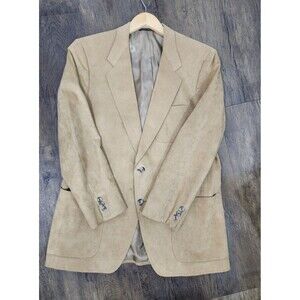 Vintage Sport Coat Tailor Made Suede Hofeller,Hiatt & Clark 42